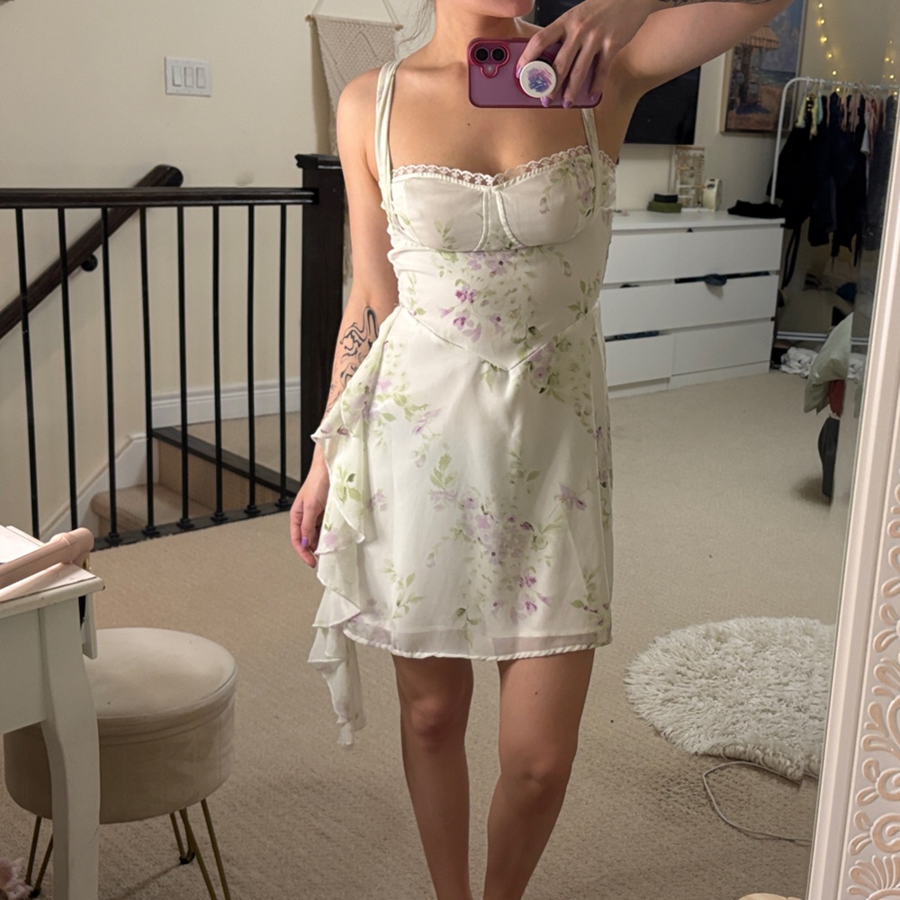 Mini Floral Dress | Size S